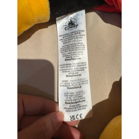 Large 21.25 inch Mickey Mouse Plush NWT jumbo plushy Disney stuffed animal - Picture 8 of 9